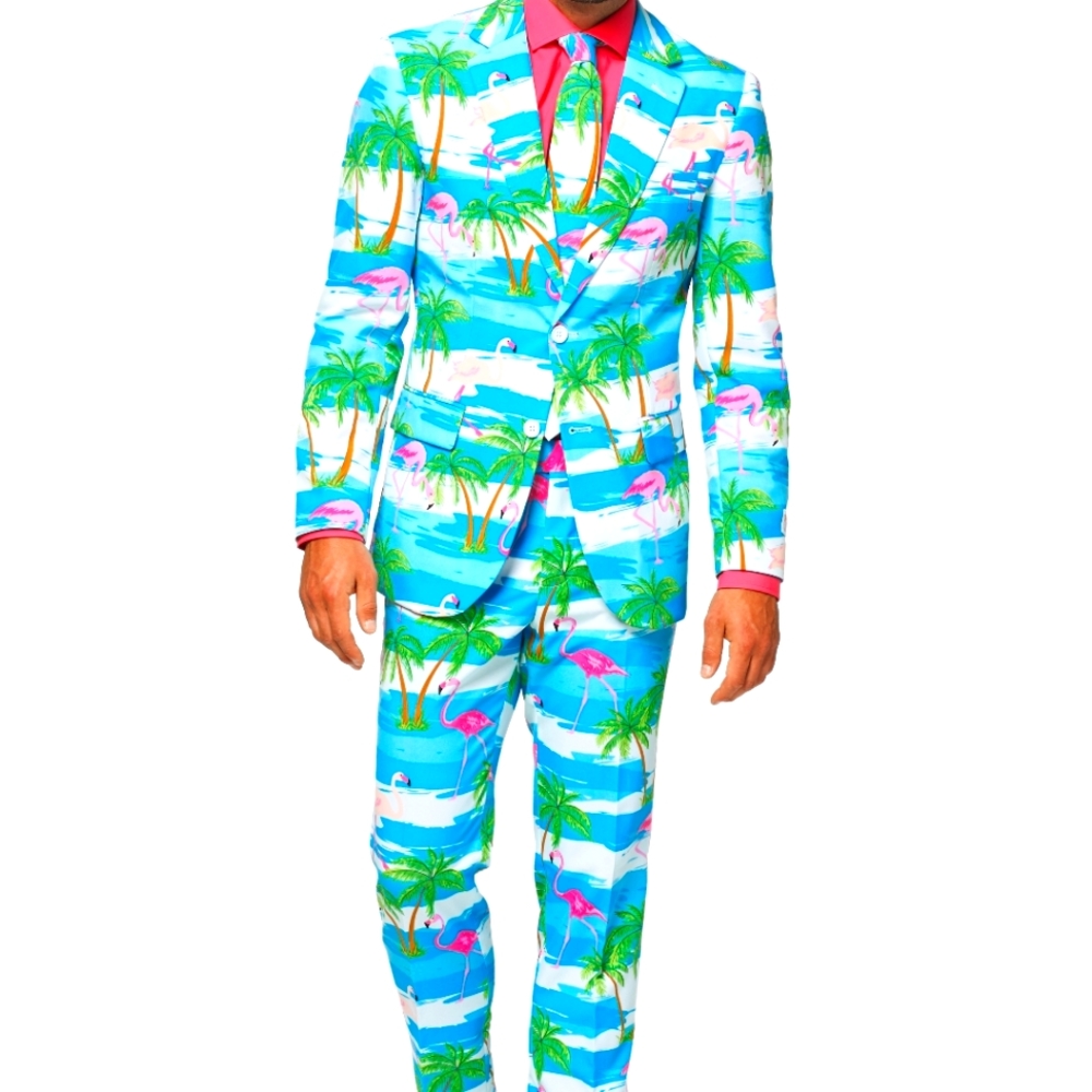 OPPOSUITS Flamingo 2pc Suit 40 R